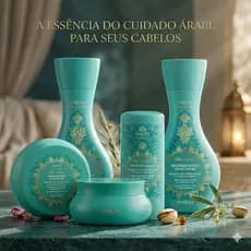 Linha Óleos Árabes - Shampoo e Condicionador 300ml+Balm Selante 180g+Máscara 300g - Amend Cosmetics