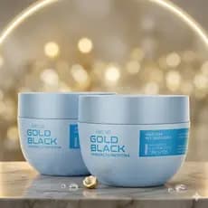 Kit 2 Unidades - Máscara Restauradora Gold Black Hidratação Nutritiva 250ml Amend