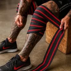 Faixa de Joelho Esportivas – Elásticas para Treino, Agachamento e Exercícios Intensos