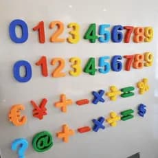 LETRAS ALFABETO MAGNETICO EDUCATIVO INFANTIL 26 PEÇAS Letras /37 PEÇAS Número