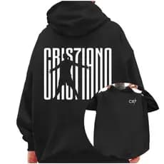Blusa de Moletom Blusa Cristiano Ronaldo Cr7 Unissex Streetwear Lançamento 2024 Envio Imediato