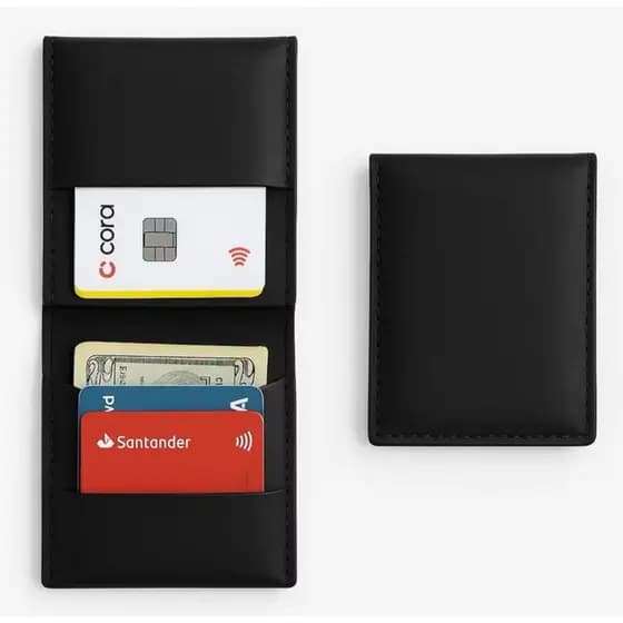 Kit Porta Cartão com 65 unidades Masculino Feminino Lançamento Barato Slim Básico