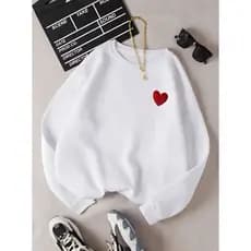 Moletom Feminino Basico 100% Algodão Gola Redonda Blusa De Frio Casual Flanelado Moda Inverno Promoção