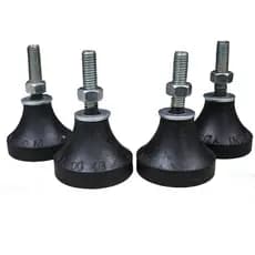 Jogo de Amortecedor de Borracha N1 1/4" 4 Peças 200kg