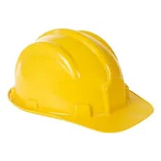 Capacete de Segurança com Aba Frontal Amarelo Plastcor