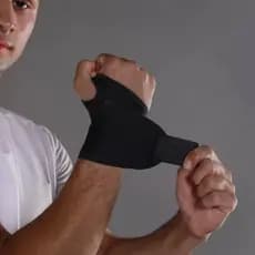Kit com 2 Munhequeira Ortopédica Profissional Alta Compressão Alivio De Dores Academia CrossFit Fisioterapia Unisex