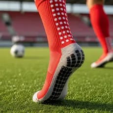 Meia Antiderrapante Futebol Grip Cano Médio Esportiva Futsal Society Corrida