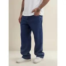 Calça Masculina Jeans Balão Streetwear Modelo Largo Baggy Fashion Homem