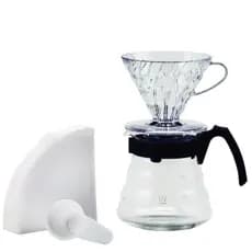 Kit Hario V60 02 Preto Craft Coffee Maker