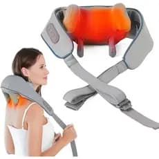 Colete Massageador Cervical Ombros Lombar Pescoço Infravermelho Elétrico Bivolt