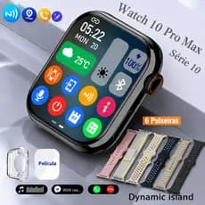 2026 Nova Smartwatch S10 Pro Max Relógio Inteligente Calculadora Chamadas Bluetooth Smartwatch