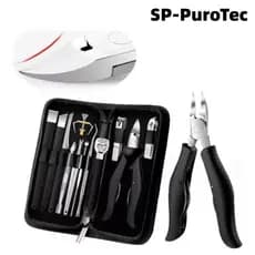 Kit 13 Peças Alicate Inox Profissional De Cortar E Desencravar Unhas Manicure E Pedicure