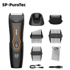 Removedor Elétrico Masculino Impermeável Para Pelos Íntimos