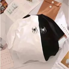 Kit 2 Camisa Casal Opostos Aranha