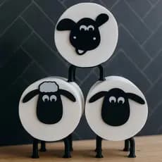 Porta Papel Higiênico Ovelhinha – Suporte Decorativo Divertido para Banheiro