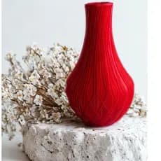 Vaso 3D Decorativo 18cm PLA Premium Moderno