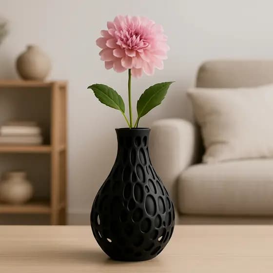 Vaso Decorativo Moderno Vazado 3D – Estilo, Sustentabilidade e Sofisticação em um só produto