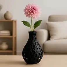 Vaso Decorativo Moderno Vazado 3D – Estilo, Sustentabilidade e Sofisticação em um só produto