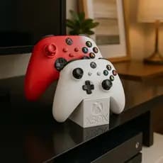 Suporte Gamer Xbox 3D – Kit 2 Unid. Compatível com Xbox One / Series X/S / 360 – Organização e Proteção