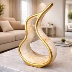 Enfeite Vaso Pinguim Ceramica Decoração Rack Sala Estante Aparador