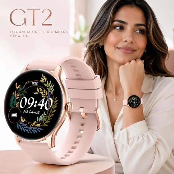 Relógio Smartwatch GT2 Esportivo Bluetooth Controle Música Assistente de Voz IPX