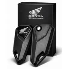 Chave Canivete Para Moto Honda Titan Fan 160 Xre Bross CB300 Start Sahara + Logo Preto