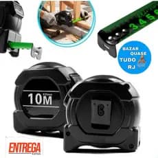 Trena Profissional Fita Métrica 10 Metros Trava Automática