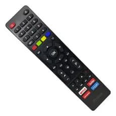 Controle Remoto Compatível com TV Philco e Britânia Smart Teclas Netflix, Globoplay, Youtube e Prime