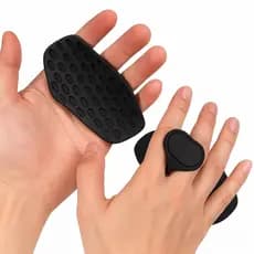 Luva para Treino Musculação Grip Protetor de Pegada Aderência Peso Cross Fit Antiderrapante Halteres e Barras Max Grip