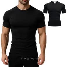 Camiseta de Compressão Academia Rash Guard Jiujitsu Apertada Justa Treino