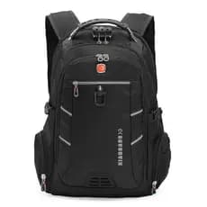 Mochila Grande Confortavel Impermeável Notebook Cadeado Usb Fone Antifurto Dia a Dia