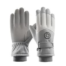Luvas de Esqui, Luvas Térmicas para Ciclismo, Luvas à Prova de Frio para Mulheres e Estudantes, Luvas de Ciclismo de Inv