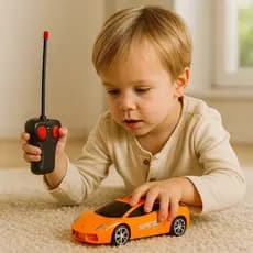 Carrinho Speed Racing Com Controle Remoto Carro Corrida Brinquedos Crianças 2 Funções