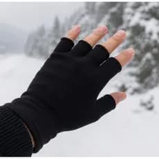 Kit 2 Pares Luva Sem Dedo Usar Celular Frio Inverno Unissex Quentinha Adulto Crianças