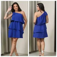 Vestido Curto Feminino Elegante Tecido Duna Premium Moda Verão Leve Soltinho Confortável