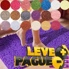 Tapete Para Banheiro Antiderrapante 40x60cm Microfibra Bolinha Varias Cores