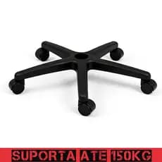 Base Estrela Cadeira Gamer Universal Reforçada 150kg + Rodízios Nylon Escritório, Diretor ou Setup Gamer