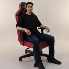 Cadeira Gamer Vermelha Reclinável Profissional GXF Pro 150kg Reforçada