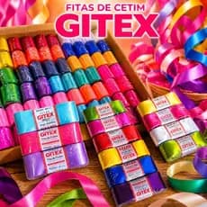 Fita de Cetim GITEX N9 - 38mm 10metros