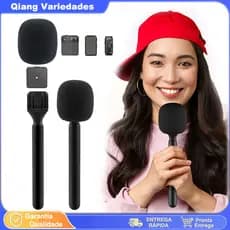 Bastão Tradicional Microfone suporte para Lapela, entrevista, blog, notícias