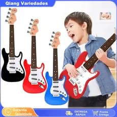 Guitarra Infantil Elétrica Com Som Educativa Musical