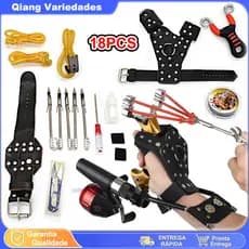 Kit 18Pcs Conjunto De Dardos De Pesca Multifuncionais Slingshot