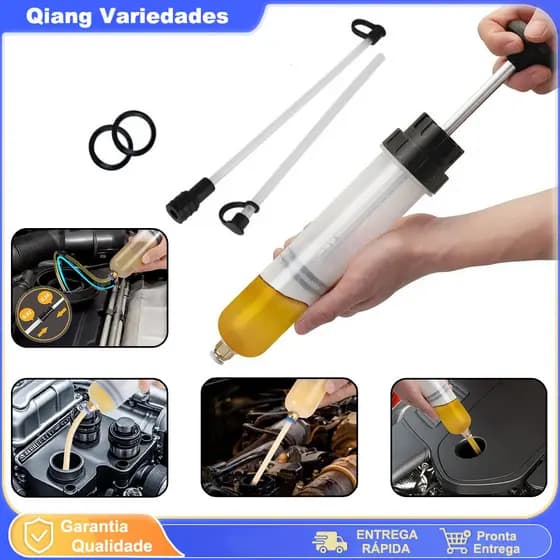Bomba Fluido De Óleo De Motor De Carro Seringa De Vácuo Manual Para Transferência De Refrigerante Ferramenta Para Troca