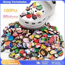 Kit 100 Pcs Pins Botons Aleatório Pronta Entrega