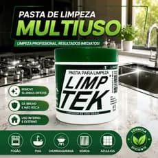 Limp Tek Limpeza Pesada – Pasta Multiuso para Cozinha, Panela, Inox e Gordura Difícil