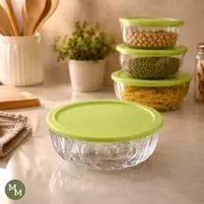 Pote de Vidro Transparente 900ml com Tampa para Armazenar Mantimentos