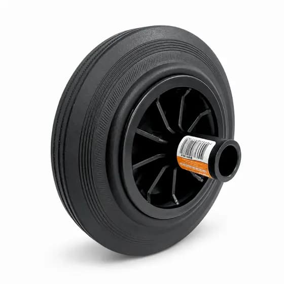 Roda Para Lixeira Contentor 8" Carga 100kg AJAX