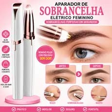Caneta Aparadora de Sobrancelha Elétrica Feminina Removedor