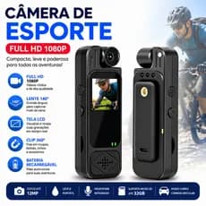 Câmera de Ação Full HD  KA-7876 à Prova D'Água esportiva