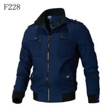 Jaqueta Bomber Masculina de Couro de Crocodilo, Blusão Casual para Primavera e Outono, Roupa com Gola Alta RD221